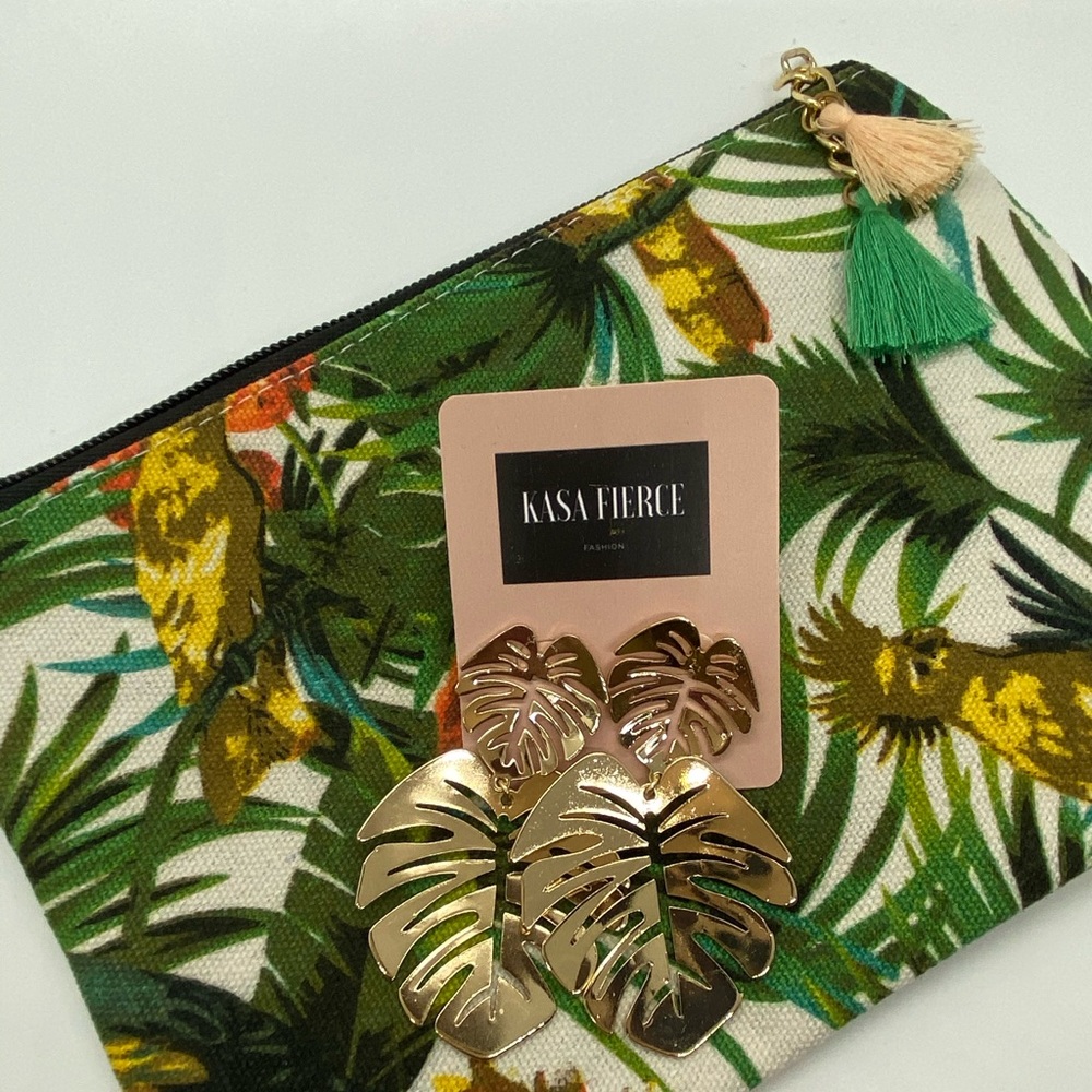 Tropical Zip Pouch